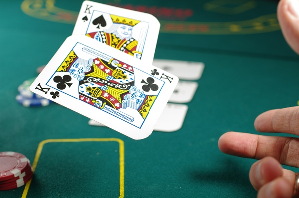 Poker game in progress